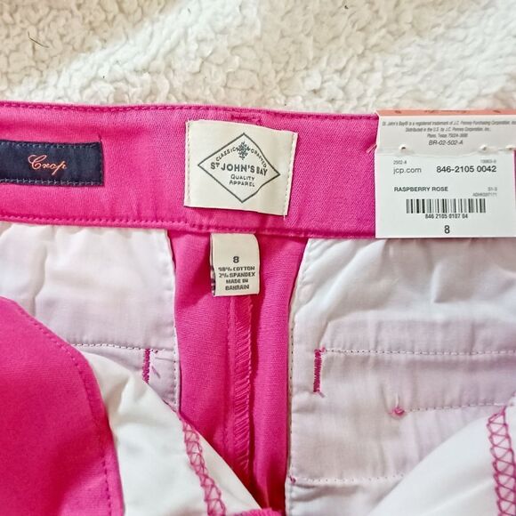 St. John's Bay Classic fit Crop pants - Picture 7 of 8